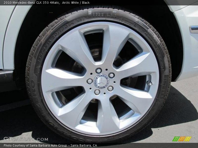Arctic White / Black 2010 Mercedes-Benz GLK 350 4Matic