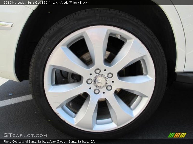 Arctic White / Black 2010 Mercedes-Benz GLK 350 4Matic