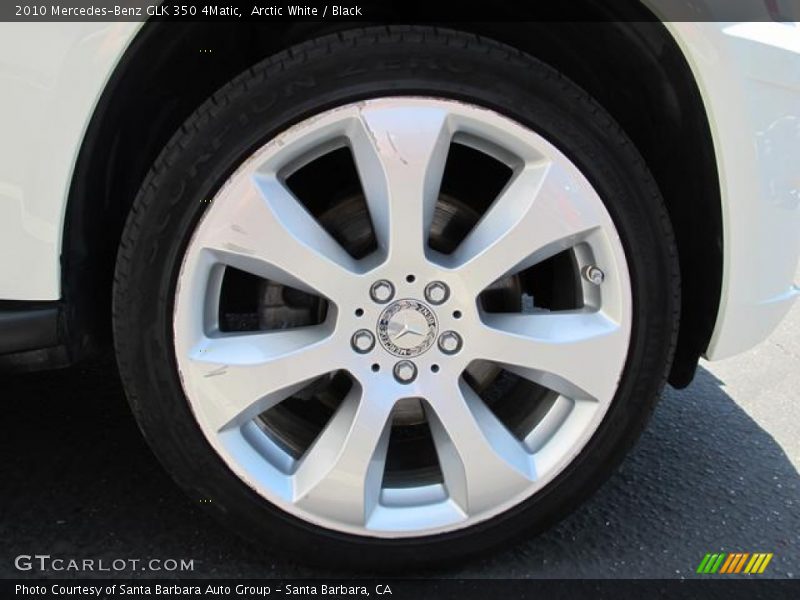 Arctic White / Black 2010 Mercedes-Benz GLK 350 4Matic