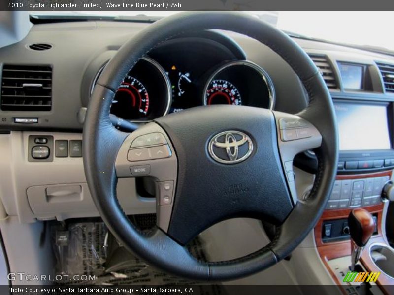 Wave Line Blue Pearl / Ash 2010 Toyota Highlander Limited