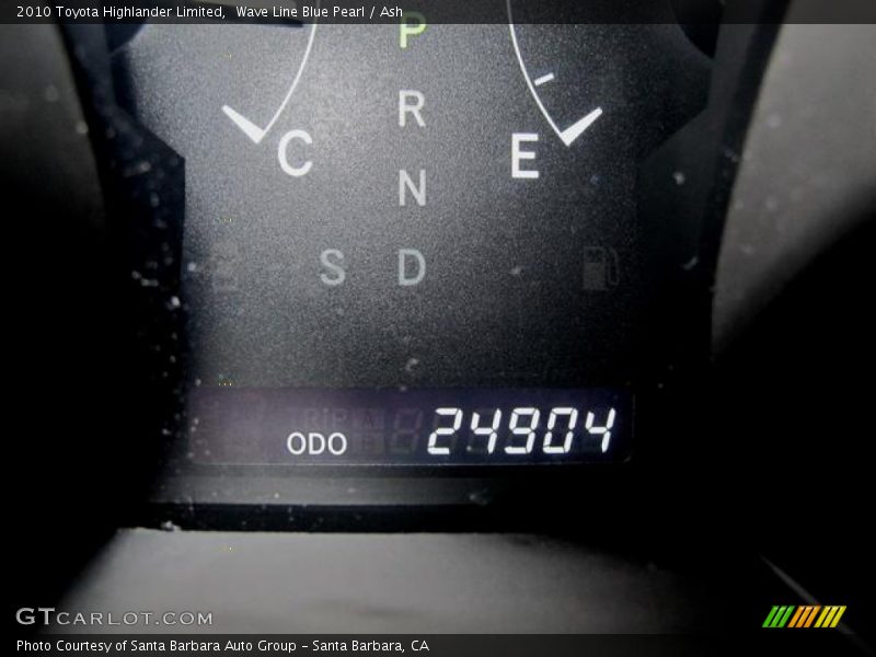 Wave Line Blue Pearl / Ash 2010 Toyota Highlander Limited