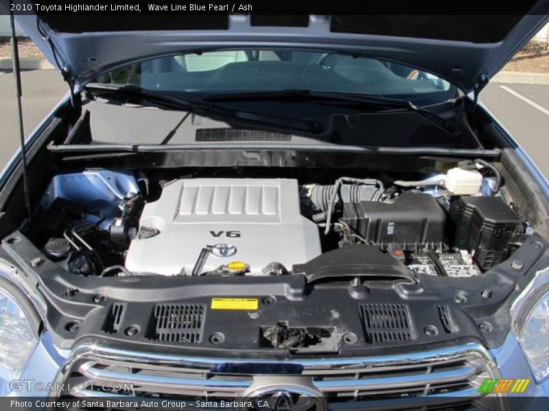 Wave Line Blue Pearl / Ash 2010 Toyota Highlander Limited