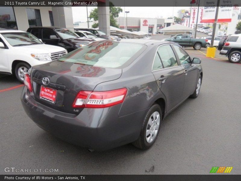Magnetic Gray Metallic / Ash 2011 Toyota Camry LE