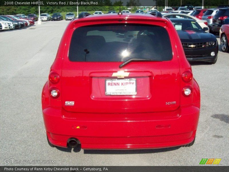 Victory Red / Ebony Black/Red 2008 Chevrolet HHR SS
