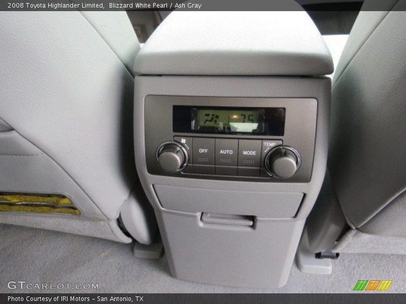 Blizzard White Pearl / Ash Gray 2008 Toyota Highlander Limited