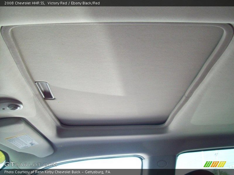 Sunroof of 2008 HHR SS