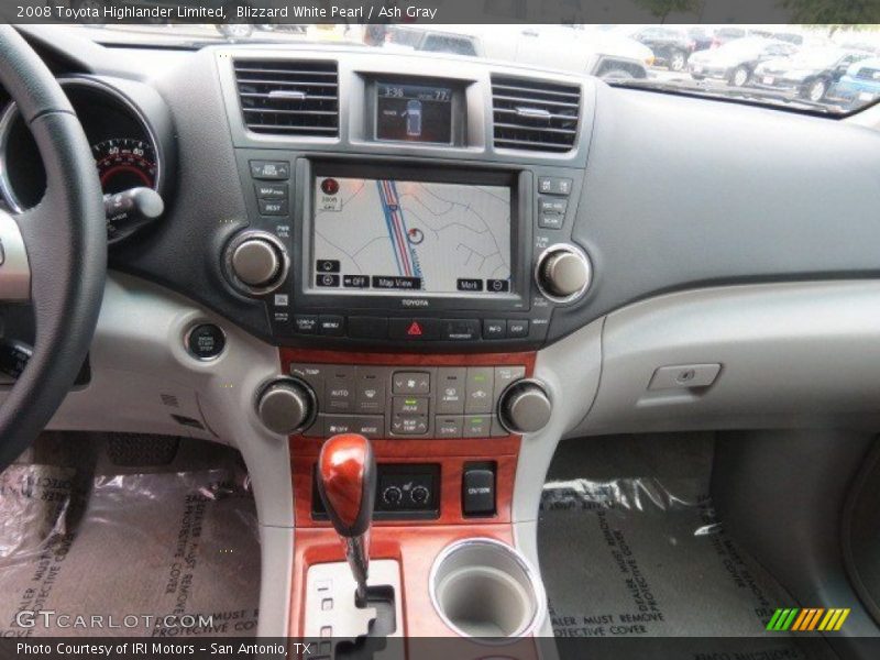 Blizzard White Pearl / Ash Gray 2008 Toyota Highlander Limited