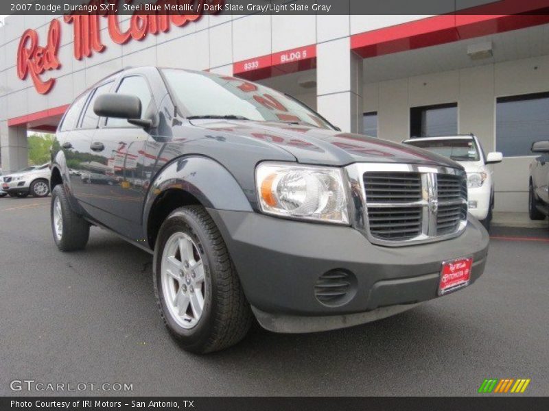 Steel Blue Metallic / Dark Slate Gray/Light Slate Gray 2007 Dodge Durango SXT