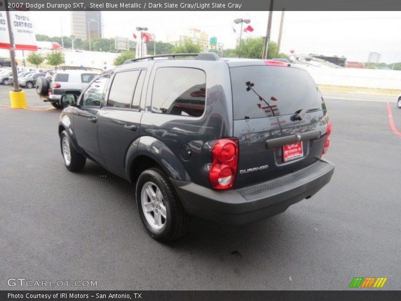 Steel Blue Metallic / Dark Slate Gray/Light Slate Gray 2007 Dodge Durango SXT