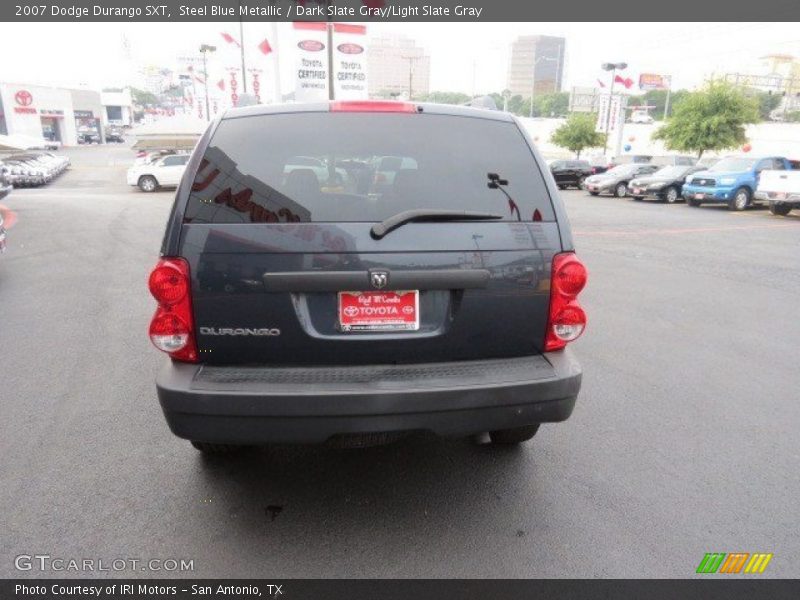 Steel Blue Metallic / Dark Slate Gray/Light Slate Gray 2007 Dodge Durango SXT