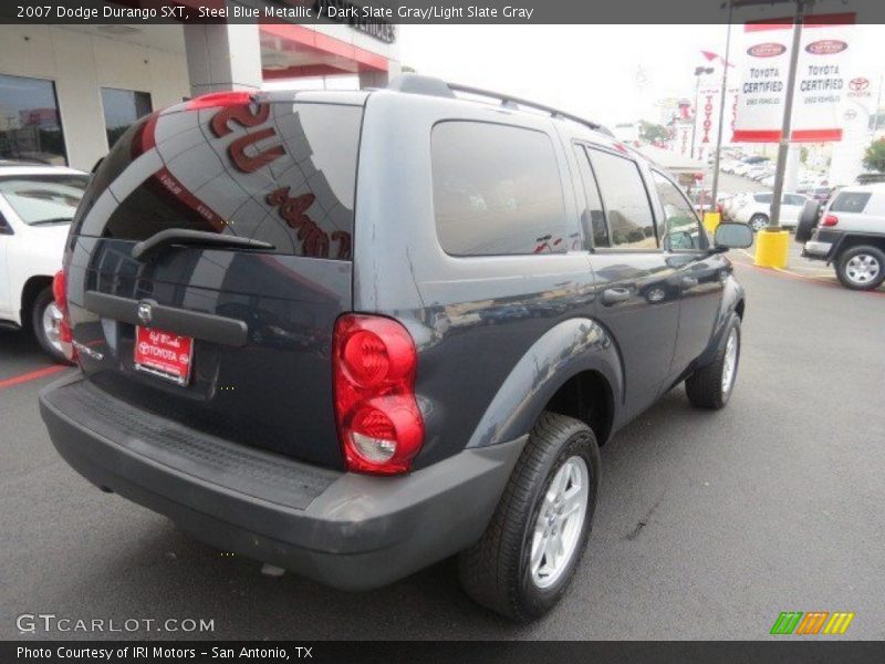 Steel Blue Metallic / Dark Slate Gray/Light Slate Gray 2007 Dodge Durango SXT