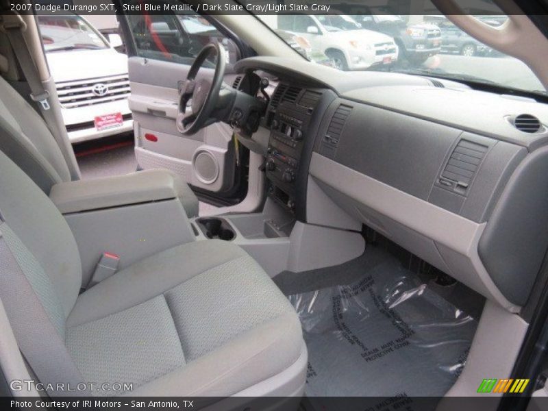 Steel Blue Metallic / Dark Slate Gray/Light Slate Gray 2007 Dodge Durango SXT