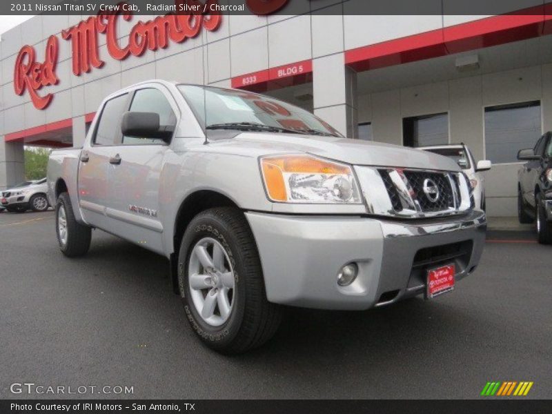 Radiant Silver / Charcoal 2011 Nissan Titan SV Crew Cab