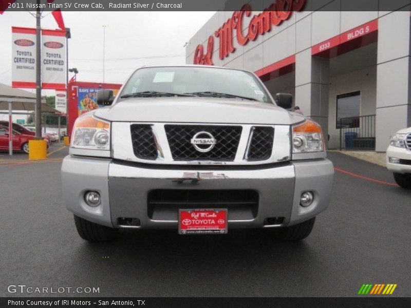 Radiant Silver / Charcoal 2011 Nissan Titan SV Crew Cab
