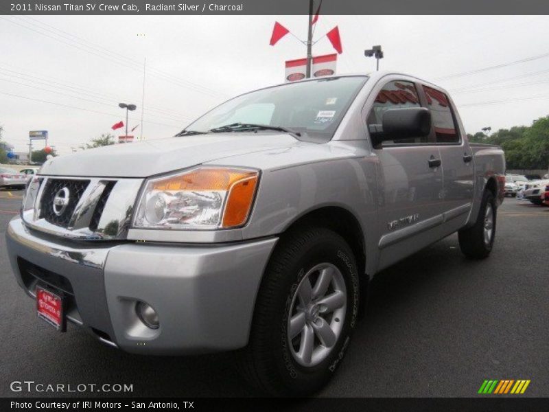 Radiant Silver / Charcoal 2011 Nissan Titan SV Crew Cab