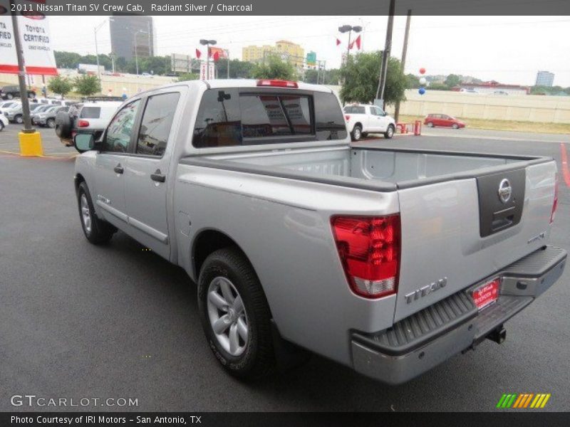 Radiant Silver / Charcoal 2011 Nissan Titan SV Crew Cab