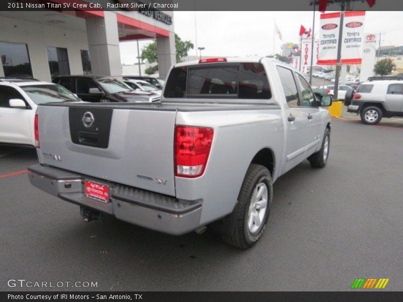 Radiant Silver / Charcoal 2011 Nissan Titan SV Crew Cab