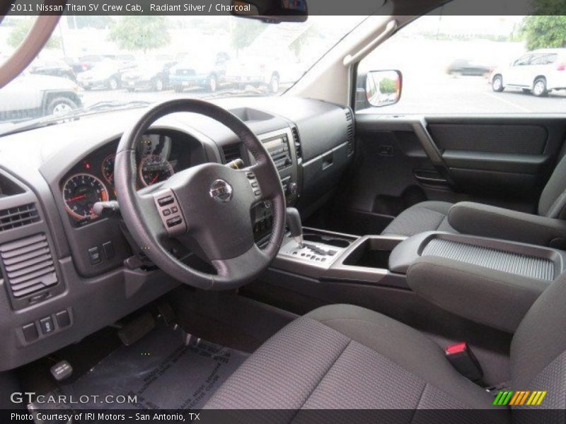 Radiant Silver / Charcoal 2011 Nissan Titan SV Crew Cab