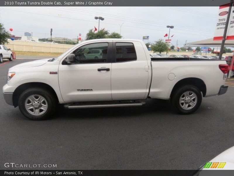 Super White / Graphite Gray 2010 Toyota Tundra Double Cab