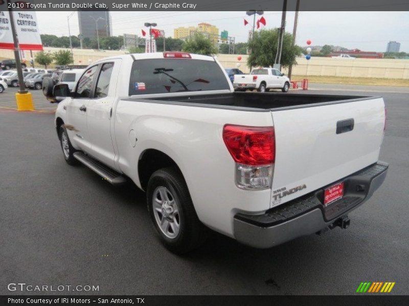 Super White / Graphite Gray 2010 Toyota Tundra Double Cab