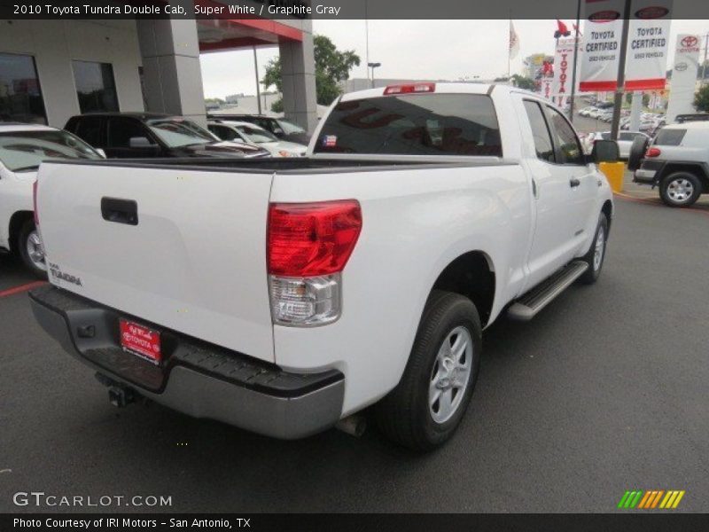 Super White / Graphite Gray 2010 Toyota Tundra Double Cab