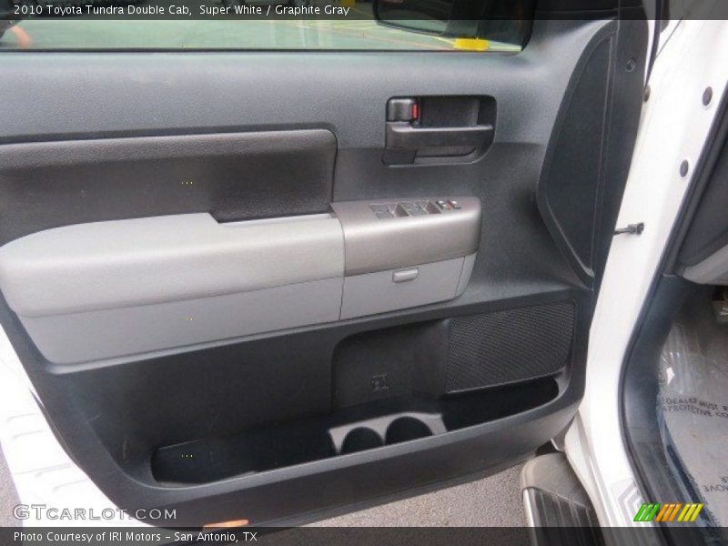 Super White / Graphite Gray 2010 Toyota Tundra Double Cab