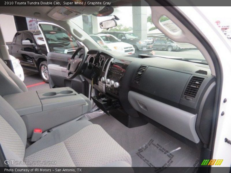 Super White / Graphite Gray 2010 Toyota Tundra Double Cab