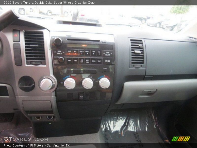Super White / Graphite Gray 2010 Toyota Tundra Double Cab
