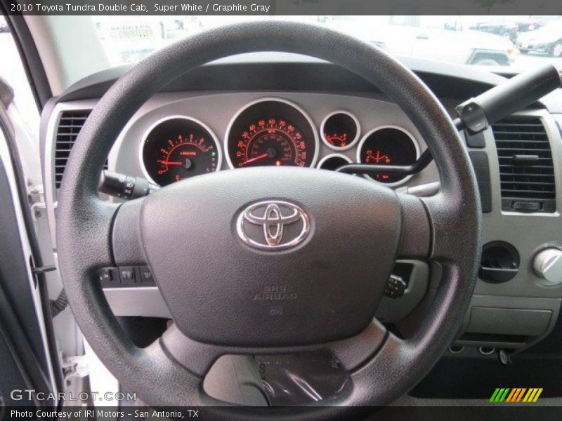 Super White / Graphite Gray 2010 Toyota Tundra Double Cab