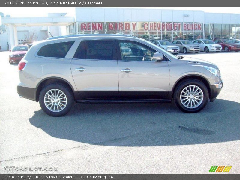 Gold Mist Metallic / Cashmere 2012 Buick Enclave FWD