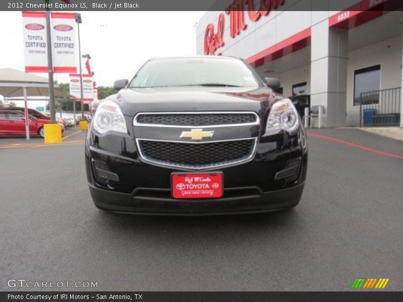 Black / Jet Black 2012 Chevrolet Equinox LS