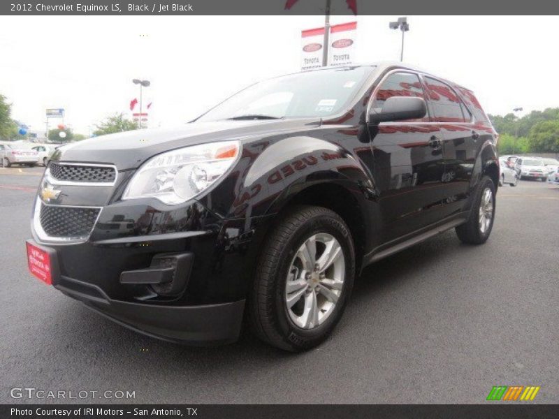 Black / Jet Black 2012 Chevrolet Equinox LS