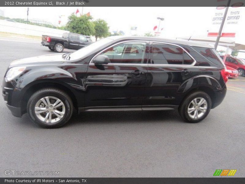 Black / Jet Black 2012 Chevrolet Equinox LS