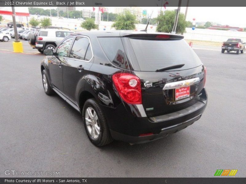 Black / Jet Black 2012 Chevrolet Equinox LS