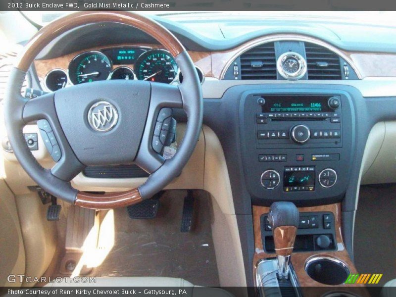 Gold Mist Metallic / Cashmere 2012 Buick Enclave FWD