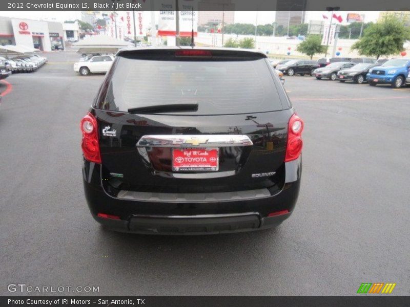 Black / Jet Black 2012 Chevrolet Equinox LS