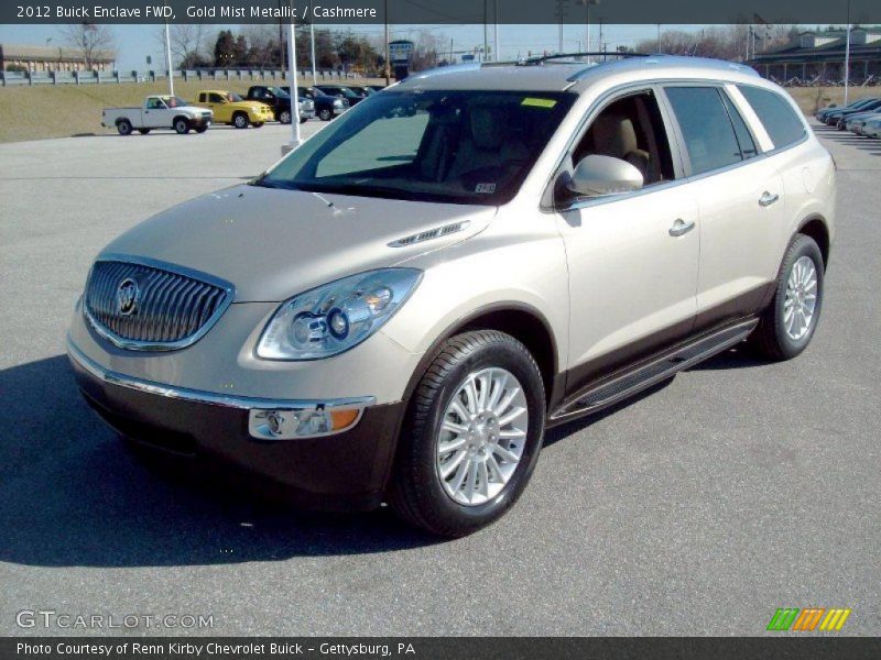 Gold Mist Metallic / Cashmere 2012 Buick Enclave FWD