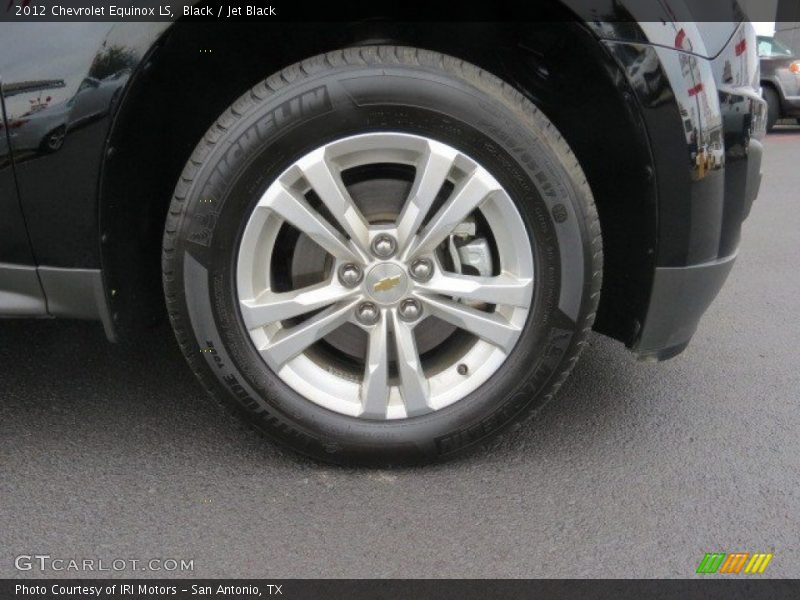 Black / Jet Black 2012 Chevrolet Equinox LS