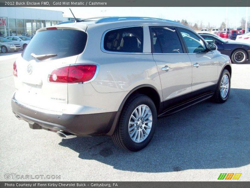 Gold Mist Metallic / Cashmere 2012 Buick Enclave FWD