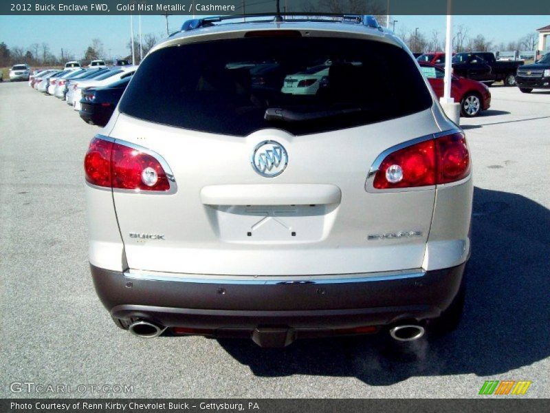 Gold Mist Metallic / Cashmere 2012 Buick Enclave FWD