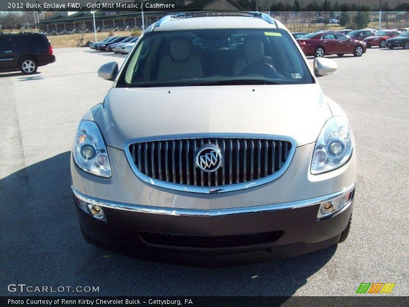 Gold Mist Metallic / Cashmere 2012 Buick Enclave FWD