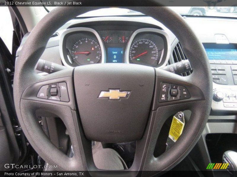 Black / Jet Black 2012 Chevrolet Equinox LS