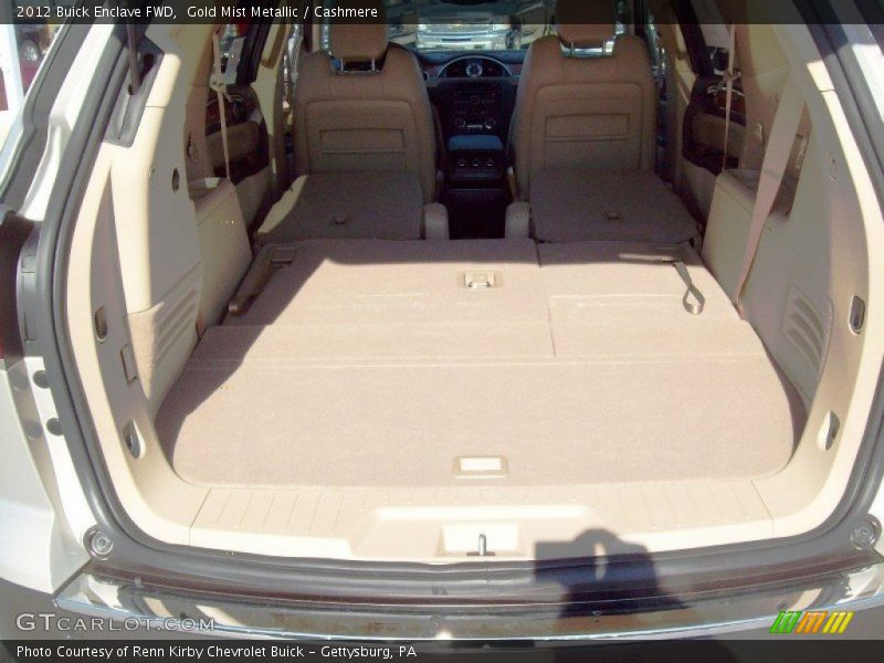 Gold Mist Metallic / Cashmere 2012 Buick Enclave FWD