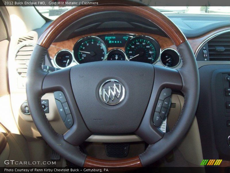 Gold Mist Metallic / Cashmere 2012 Buick Enclave FWD