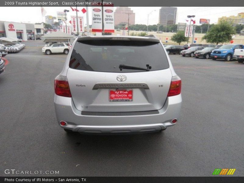 Classic Silver Metallic / Black 2009 Toyota Highlander Sport