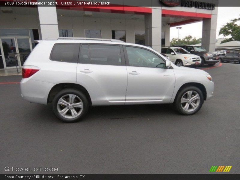 Classic Silver Metallic / Black 2009 Toyota Highlander Sport