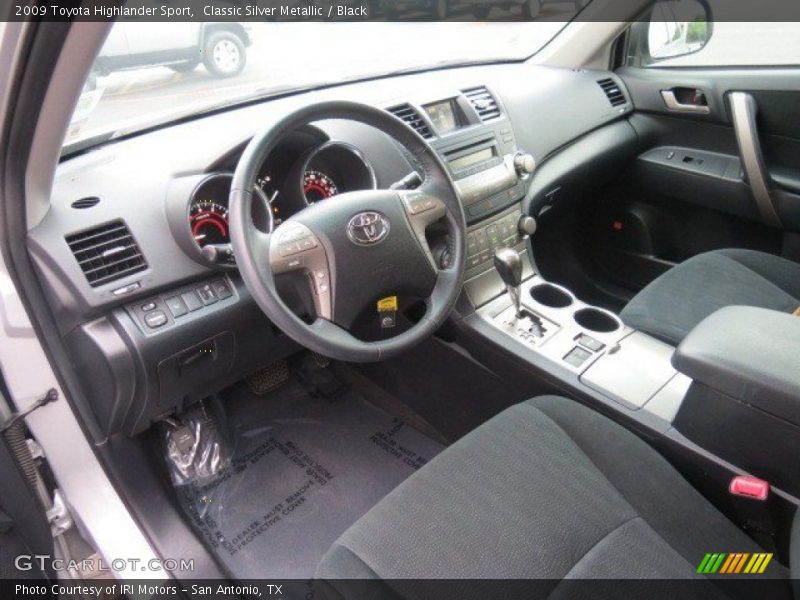 Classic Silver Metallic / Black 2009 Toyota Highlander Sport