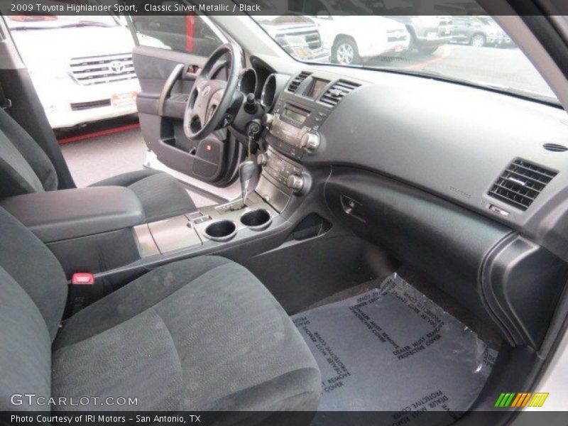 Classic Silver Metallic / Black 2009 Toyota Highlander Sport