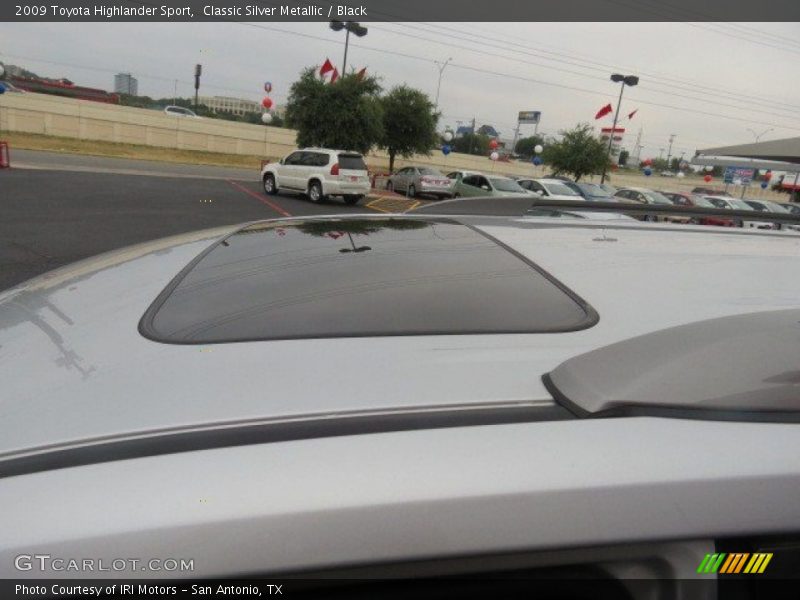Classic Silver Metallic / Black 2009 Toyota Highlander Sport