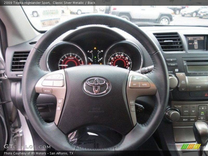 Classic Silver Metallic / Black 2009 Toyota Highlander Sport